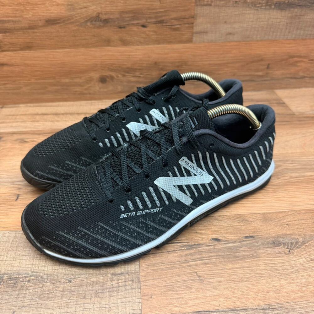 New Balance Minimus MX20 Mens Size 9.5 Black Training Shoes Vibram Minimalist